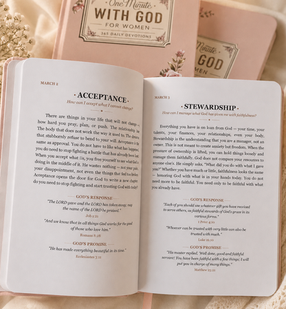 A Beautiful 365-Day Devotional Journal for Women Who Want Peace, Purpose, and Faith Every Morning